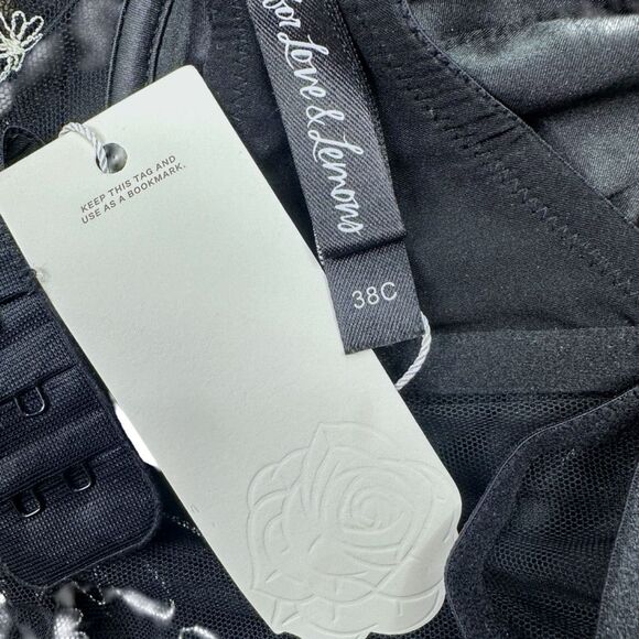 For Love & Lemons x Victoria’s Secret Daisy Lashes Bustier - Size 38C - Picture 9 of 9